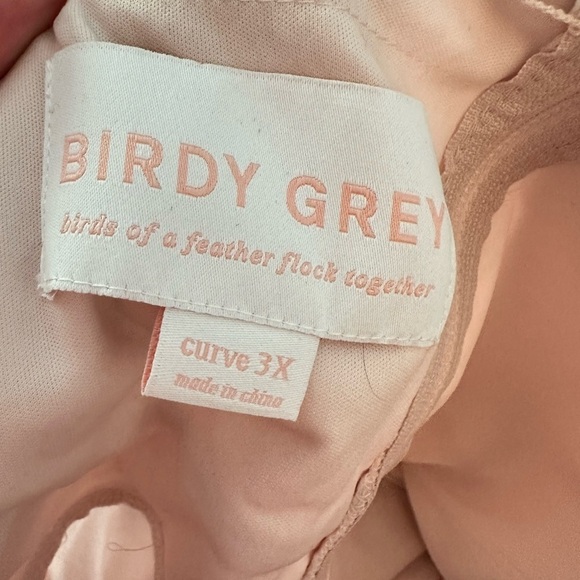 NWT BIRDY GREY 3X Grace convertible pale pink flowy woman maxi bridal dress - Picture 8 of 10